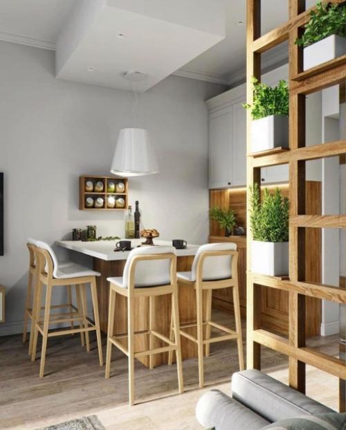 Дизайн смарт квартиры, площадь 17 кв. 02