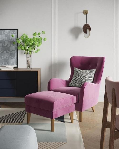 Интерьер кухни - гостиной. 02