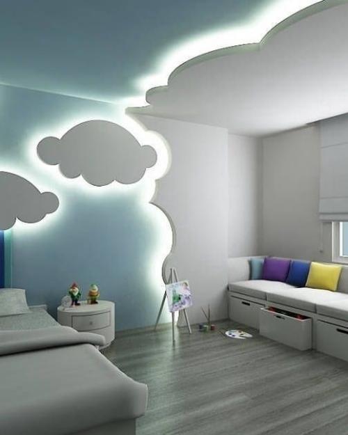 Сказочные детские комнаты такие комнаты деткам лет до 5-6, а потом нужно будет всё основательно менять. 02