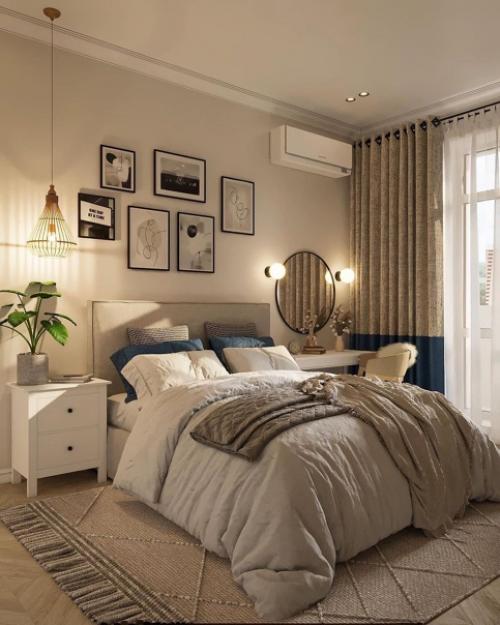 Очень просторная спальня в этой квартире. 03