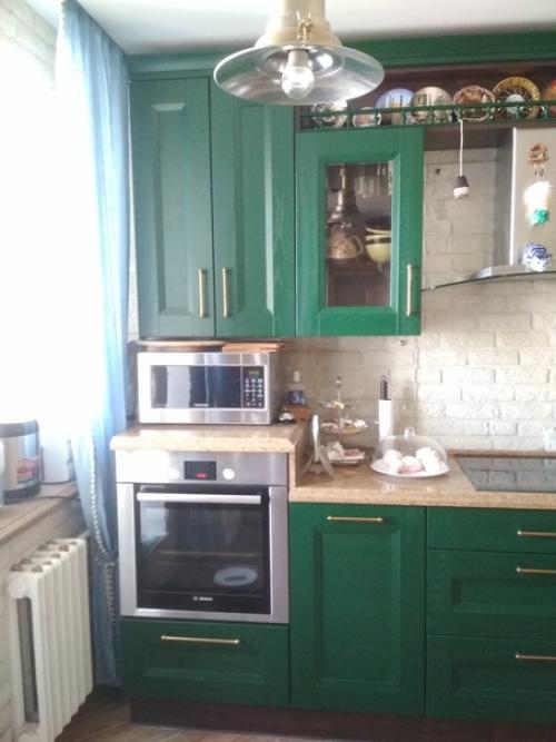 Моя кухня - гостиная (28 м 2. зона кухни. 01