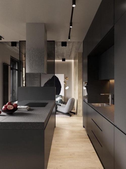 Вот такой вот лаконичный интерьер в мужском стиле. 05