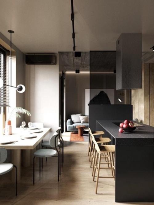 Вот такой вот лаконичный интерьер в мужском стиле. 03