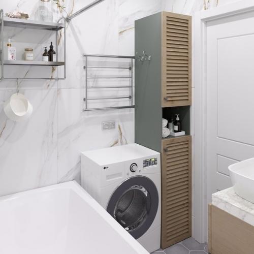 Серая, скучная двухкомнатная квартира. 06