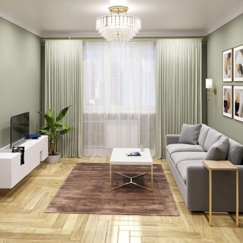 Серая, скучная двухкомнатная квартира. 02