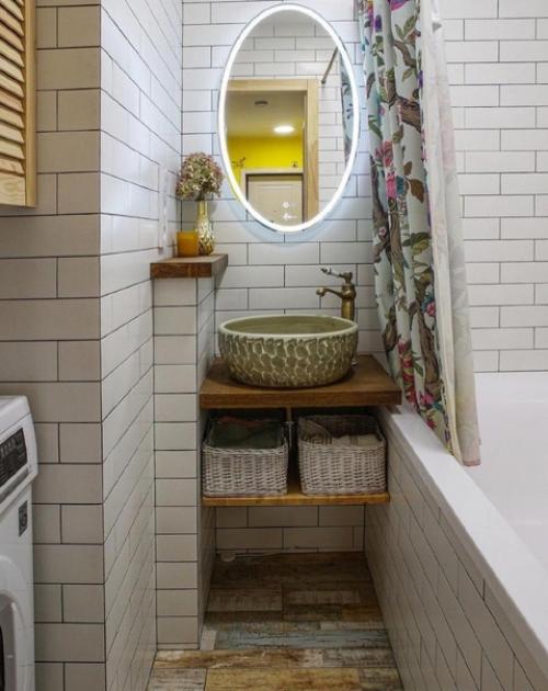 Яркий дизайн квартиры с отреставрированной винтажной мебелью. 04