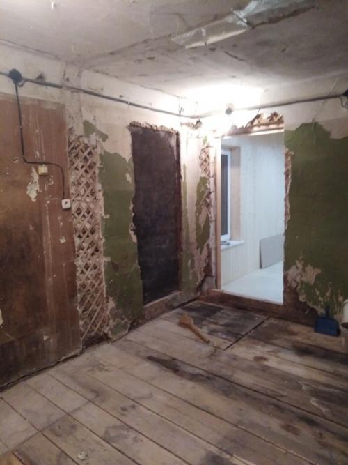 Капитальный ремонт в квартире с ужасным состоянием.