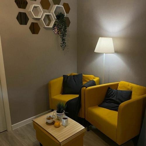 Зонирование в однушке на спальную и гостиную зоны. 06