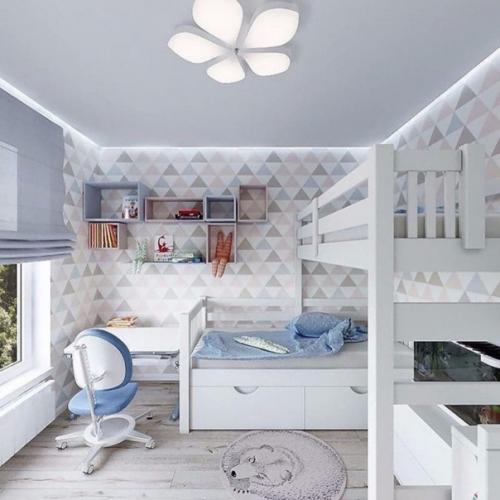 Двушка с лёгкими цветочным мотивами в оформлении. 04