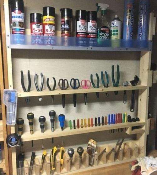 Идеи хранения инвентаря в гараже, хоз. 04