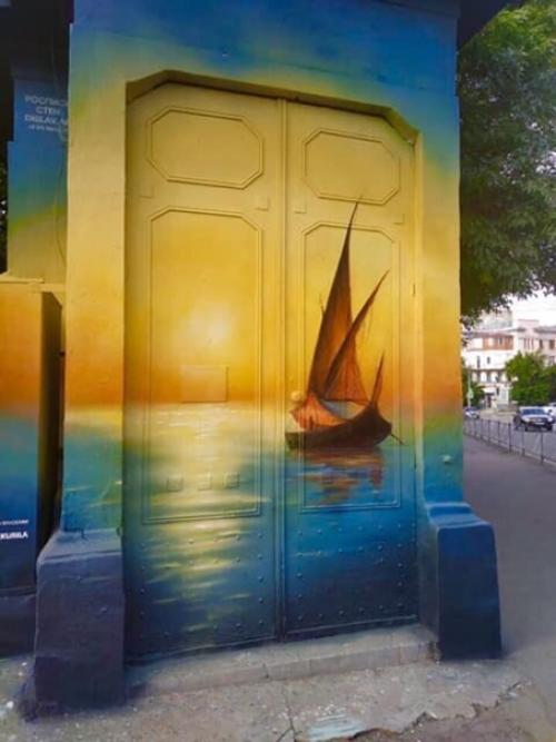 С такими рисунками в городе будет всегда красиво. 01