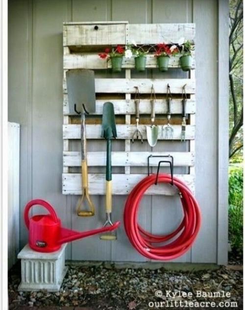 Идеи хранения инвентаря в гараже, хоз. 05