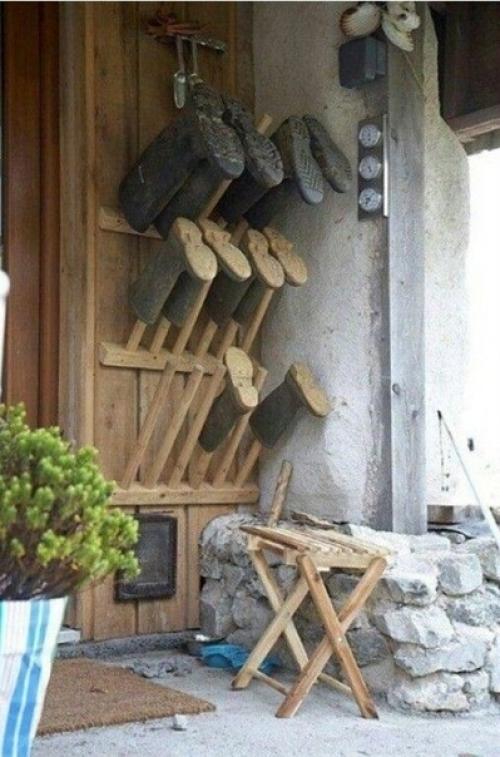 Идеи хранения инвентаря в гараже, хоз. 03