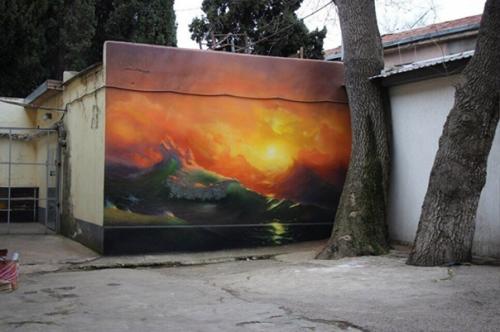 С такими рисунками в городе будет всегда красиво.