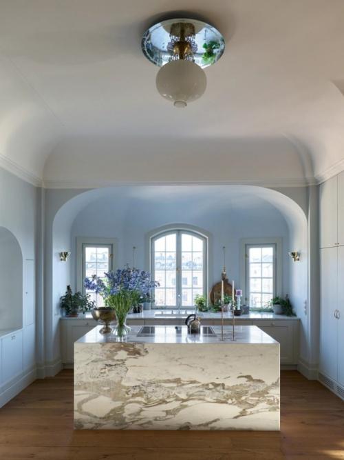 Скандинавский интерьер с отсылкой к ар - нуво. 01