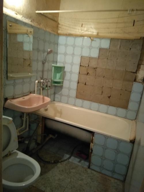 Ремонт в ванной комнате от нашего подписчика.