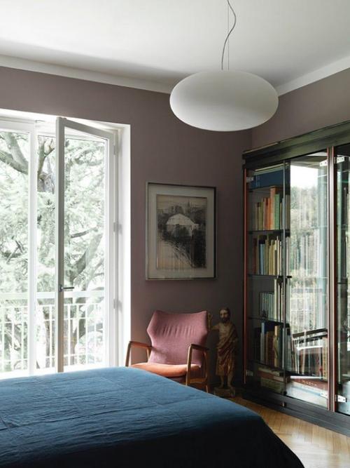 Эта квартира в Турине - настоящий калейдоскоп цветов и воспоминаний. 05 Эта квартира в Турине - настоящий калейдоскоп цветов и воспоминаний. 05