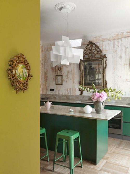 Эта квартира в Турине - настоящий калейдоскоп цветов и воспоминаний. 02 Эта квартира в Турине - настоящий калейдоскоп цветов и воспоминаний. 02