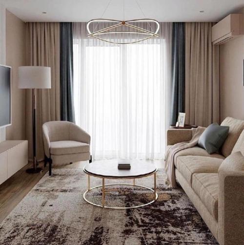 Обустройство гостиной может быть разным. 07