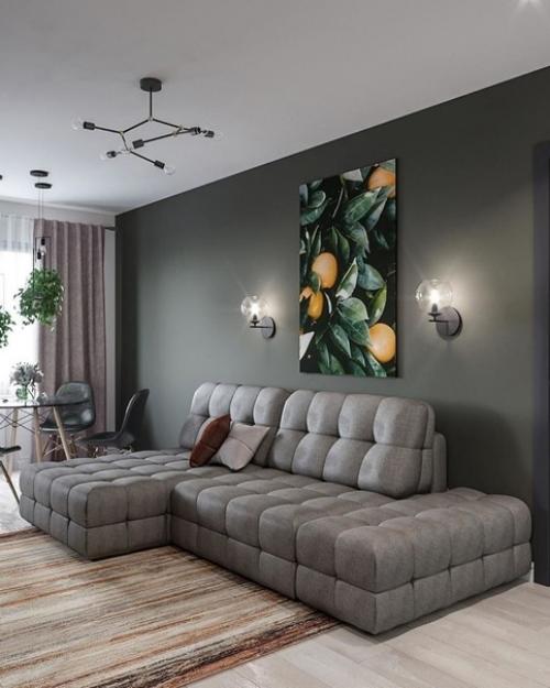 Дизайн - проект квартиры для холостяка.