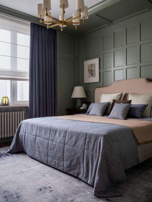 Оливковый в интерьере: мягкая альтернатива бежевому. 09