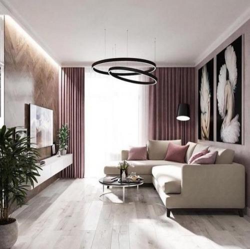 Обустройство гостиной может быть разным. 05