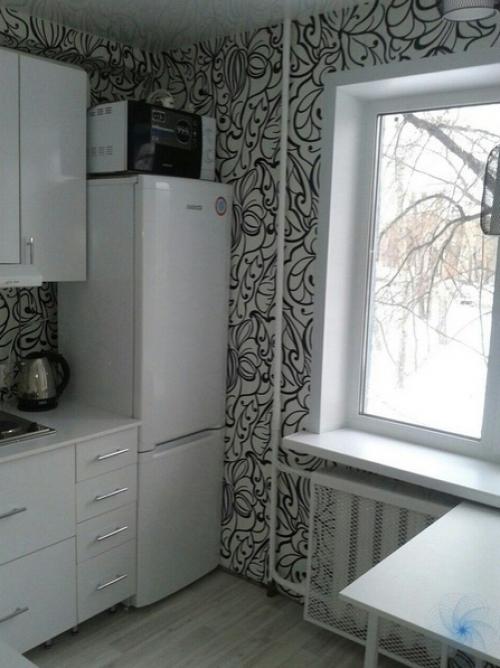 Кухня в белом цвете выглядит прекрасно.