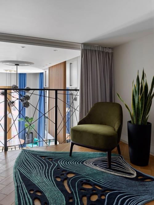 Оливковый в интерьере: мягкая альтернатива бежевому. 07