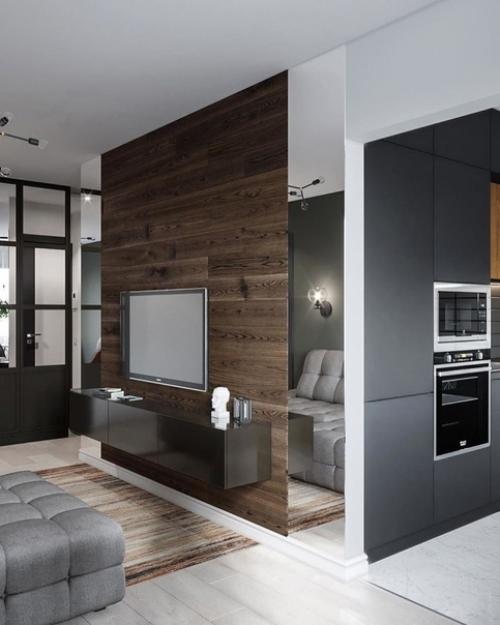 Дизайн - проект квартиры для холостяка. 01