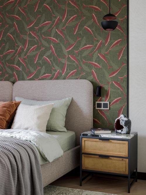 Оливковый в интерьере: мягкая альтернатива бежевому. 01