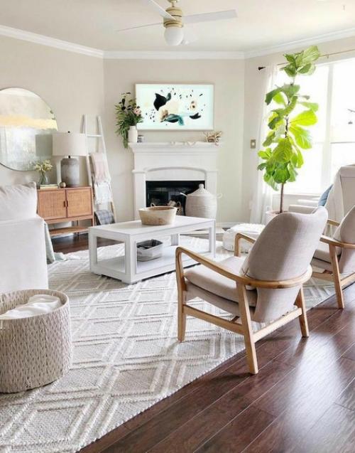 Интересные варинаты оформления гостиной. 01