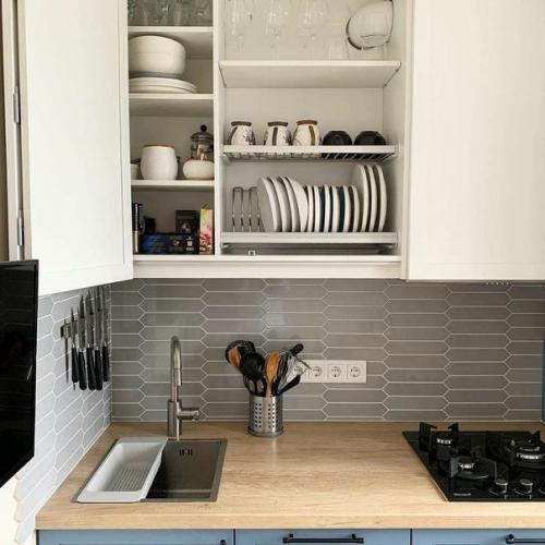 От подписчицы:  Кухня маленькая, поэтому мы всё тщательно рассчитали. 01