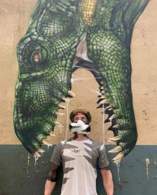 Потрясающие рисунки на стенах. 01