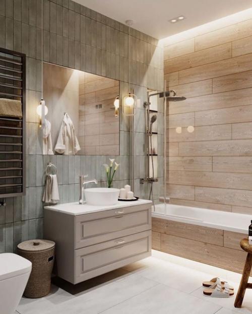 Мы выбираем лучший вариант дизайна ванной комнаты 1 или 2. 06