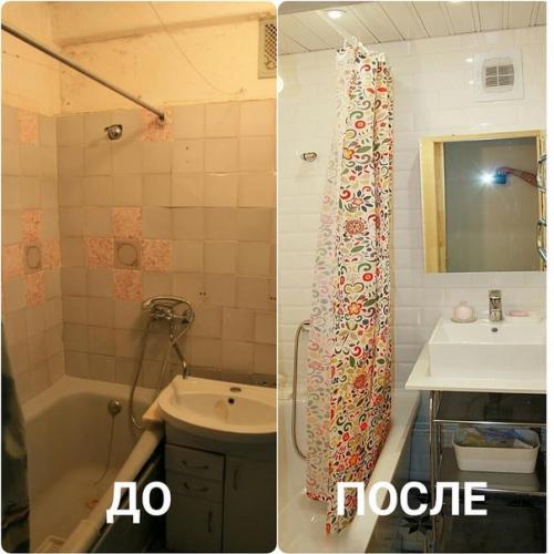 Ремонт в ванной комнате своими руками.