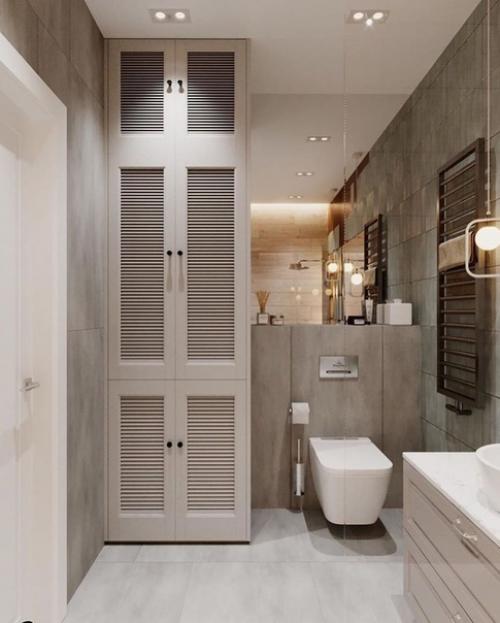 Мы выбираем лучший вариант дизайна ванной комнаты 1 или 2. 09