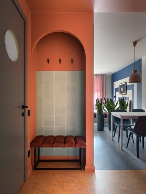 Терракотовый цвет в интерьере создаёт атмосферу тепла и уюта. 03