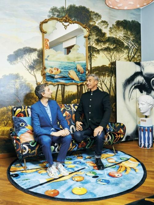 В Милане, за красной дверью Дома с Помадой, скрывается сюрреалистическая штаб-квартира Toiletpaper. 02