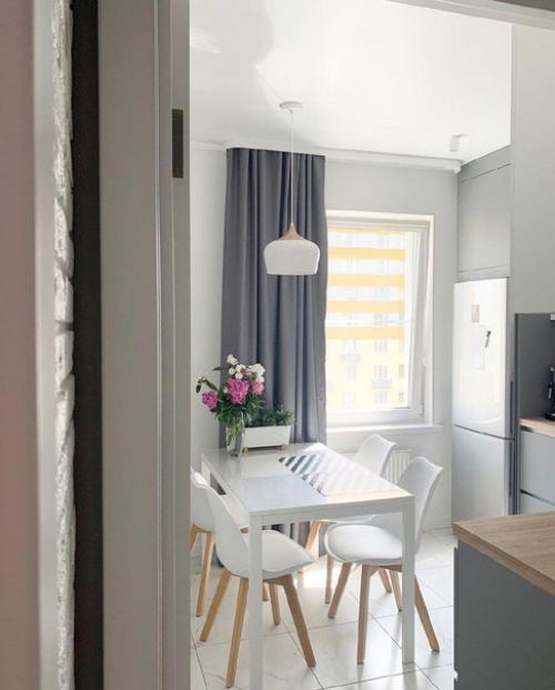 Уютная минималистичная кухня. 01