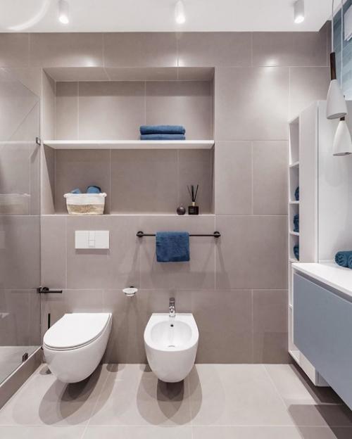 Мы выбираем лучший вариант дизайна ванной комнаты 1 или 2. 02