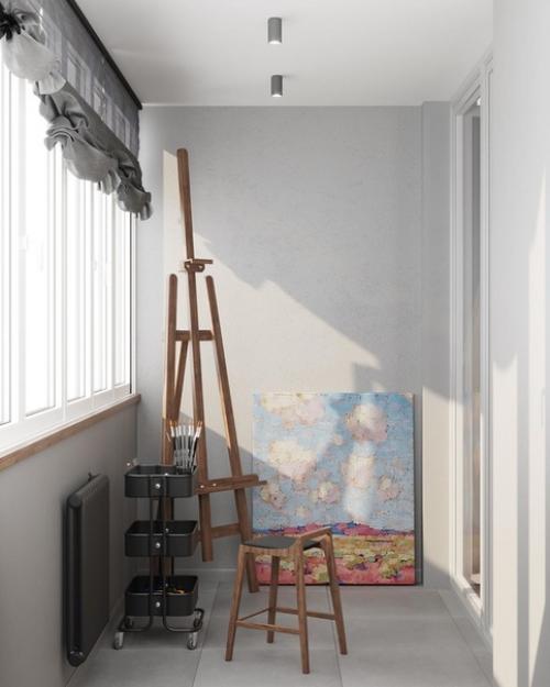 Творческая мастерская на балконе. 02