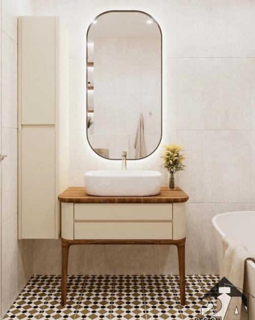 Дизайн - проект санузла от студии 2 а. 01