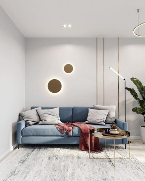 Просторная гостиная с рабочим местом. 05