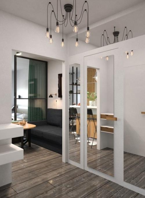 Квартира - студия, площадь 28 кв. 05