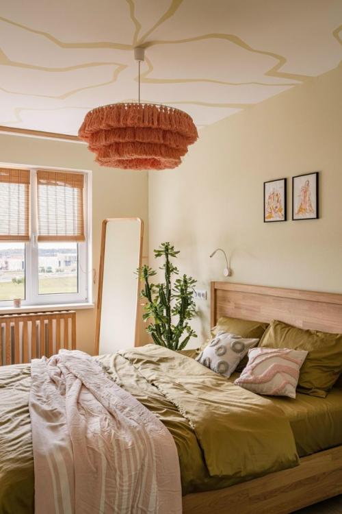 Из типовой панельной квартиры дизайнер Валерия Макаревич создала выразительный интерьер в духе mid - Century Modern. 05