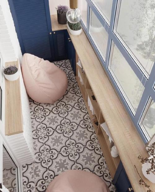 Дизайн - проект обустройства лоджии. 01