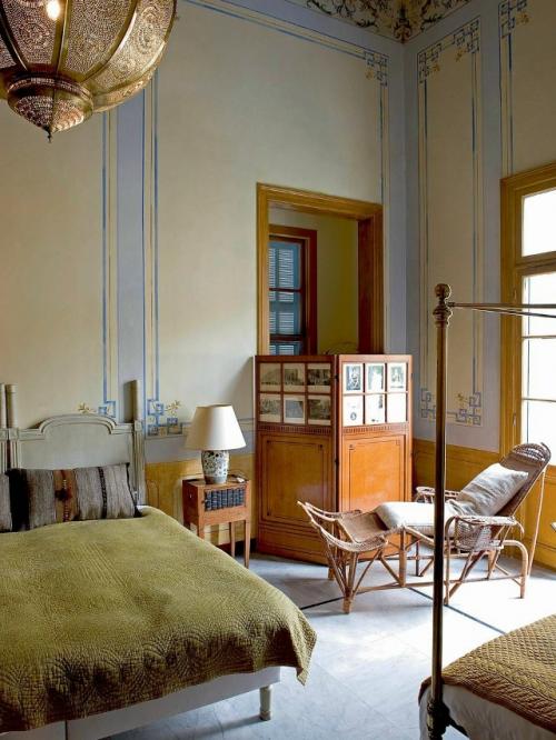 Оливковый цвет в интерьере. 05