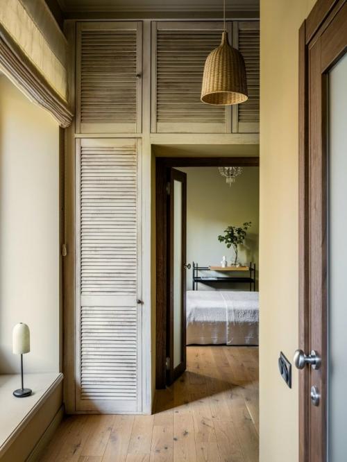 Квартира в доме 1929 года в Москве получила новое дыхание благодаря дизайнеру Анне шевченко. 04