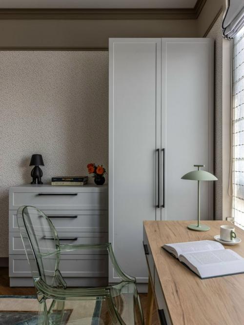 Дизайнер женя Николаева рассказывает, как создать интерьер, который выглядит цельным, но при этом имеет свои характерные штрихи в каждой зоне. 07