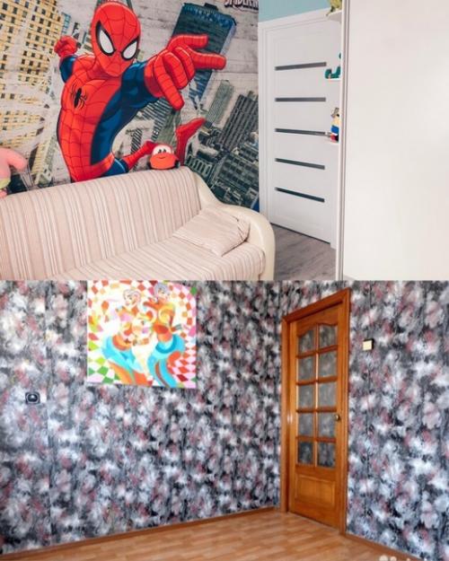 Пока что две комнаты: для игр и спальня, в будущем мы разделим каждому по комнате. 05